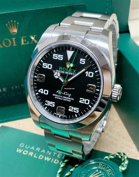 rolex air king black|rolex air king price 2022.